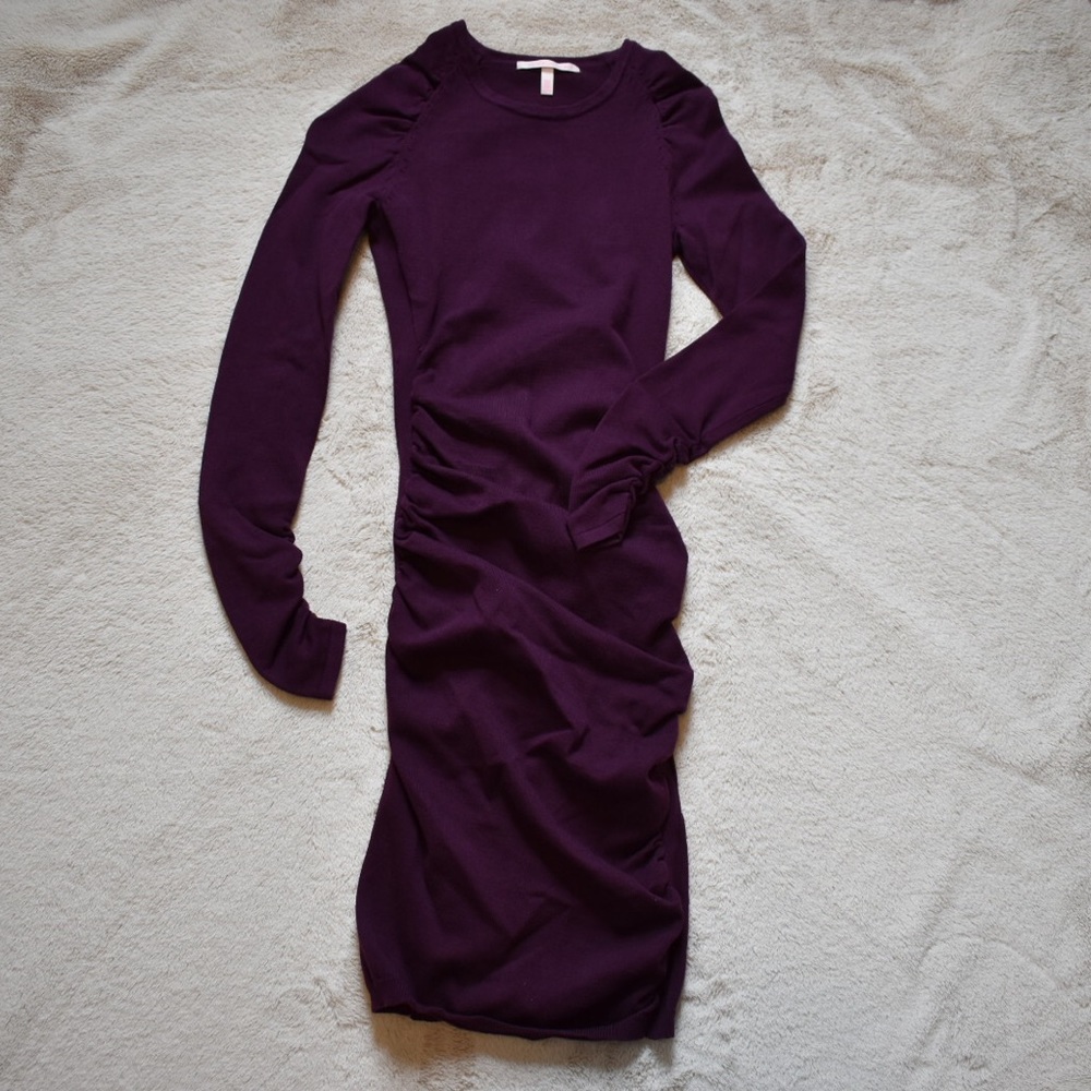 Victoria’s Secret Ruched Dress Purple
